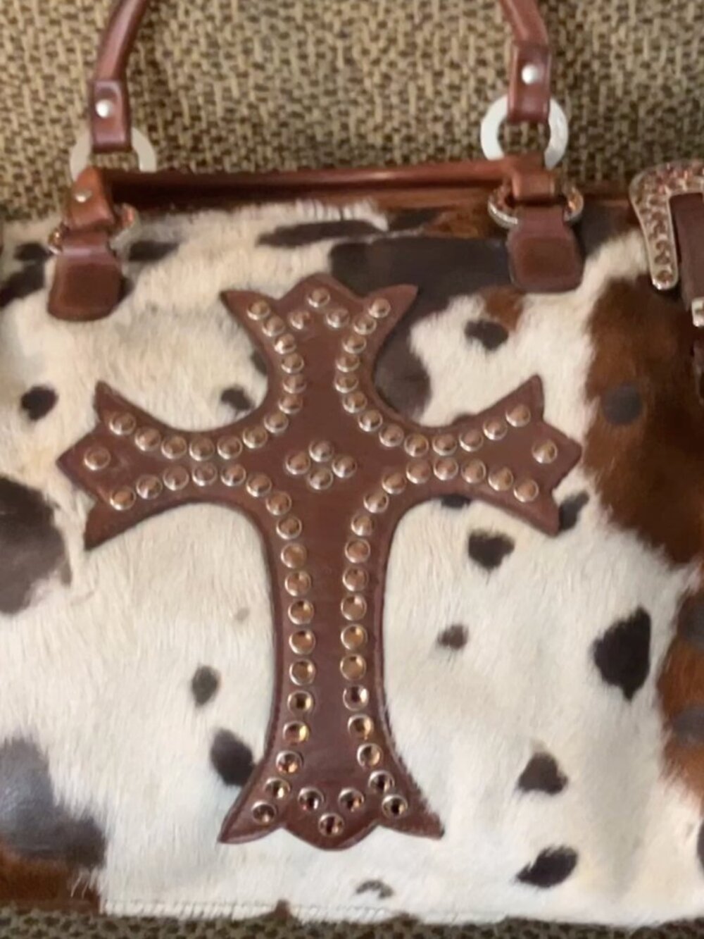 Fabulous Cowhide Raviani Bag - Picture 1 of 7